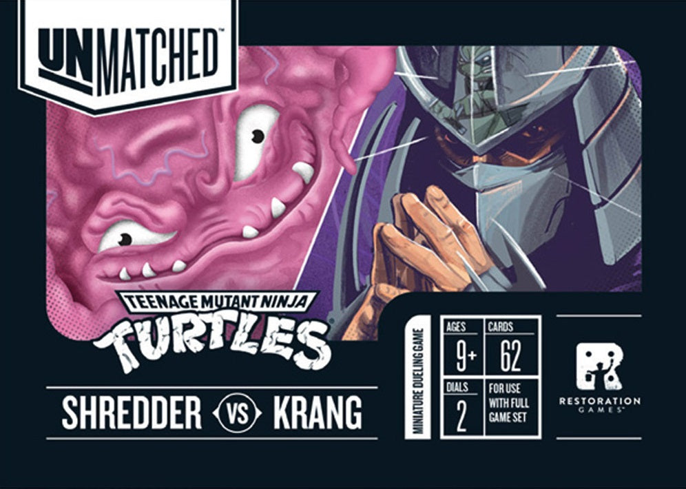 Unmatched Adventures: Teenage Mutant Ninja Turtles - Shredder vs Krang Hero Deck