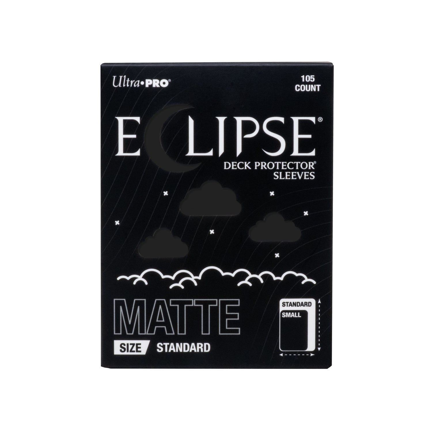 Ultra Pro Eclipse Matte Standard Sleeves - Jet Black (105)