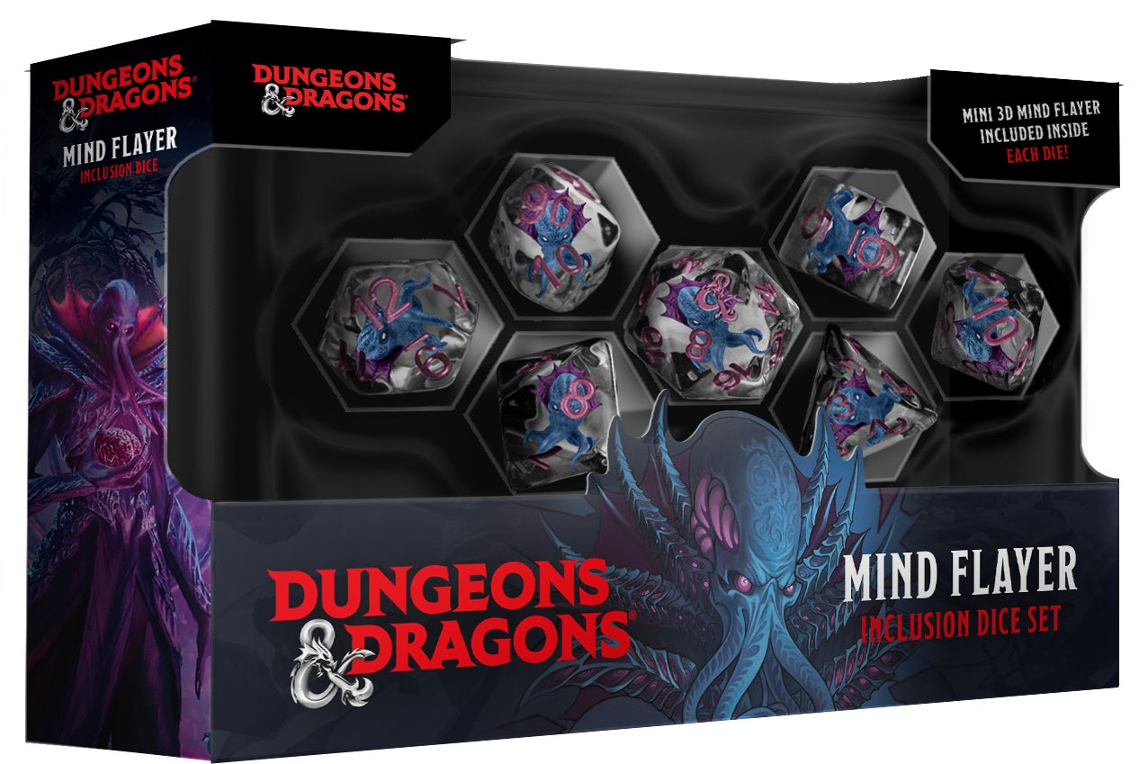 Dungeons & Dragons Monsters - Resin Inclusion Dice Set: Mind Flayer