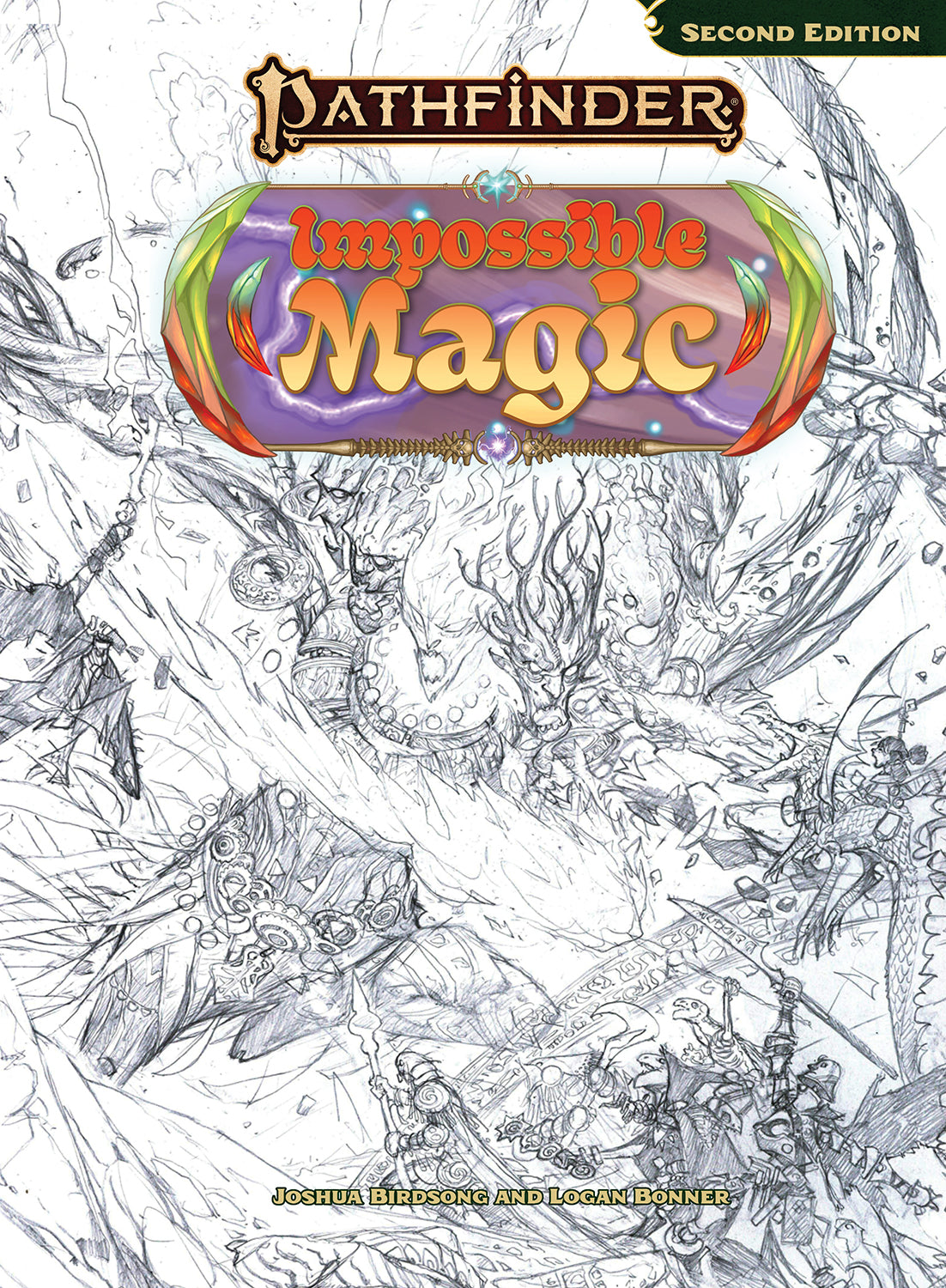 Pathfinder 2e: Impossible Magic - Sketch Cover