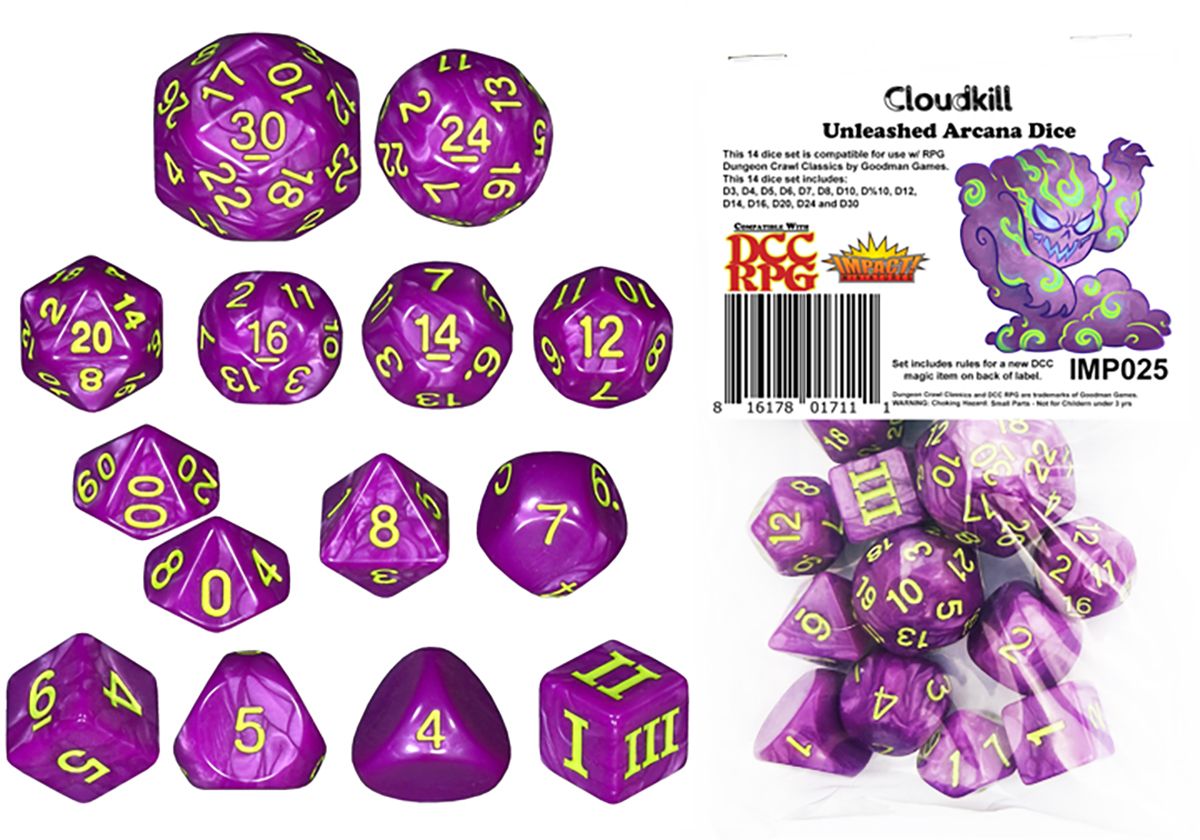 Unleashed Arcana: Cloudkill Dice
