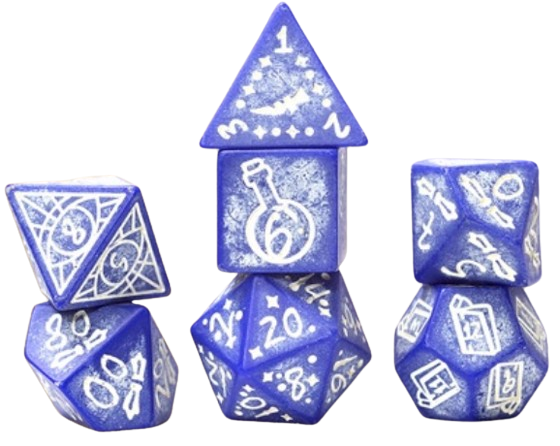 Illusory Stone Purple Agate 7 Die Set