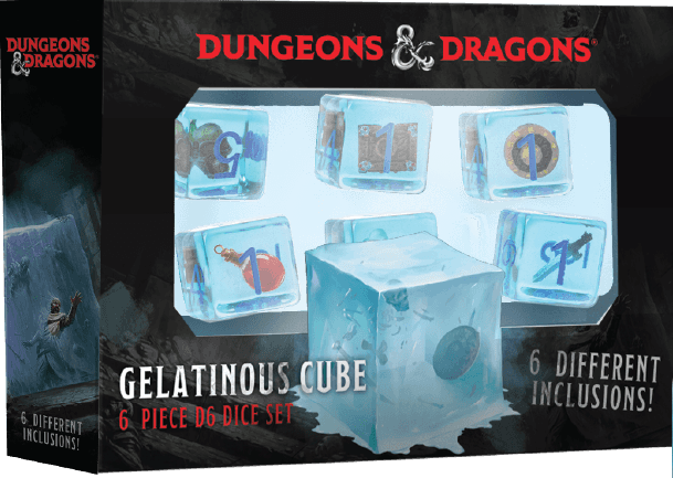 Dungeons & Dragons Gelatinous Cube Dice 6 Pack