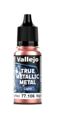 Vallejo: True Metallic Metal - Ruby Red Light (18ml)