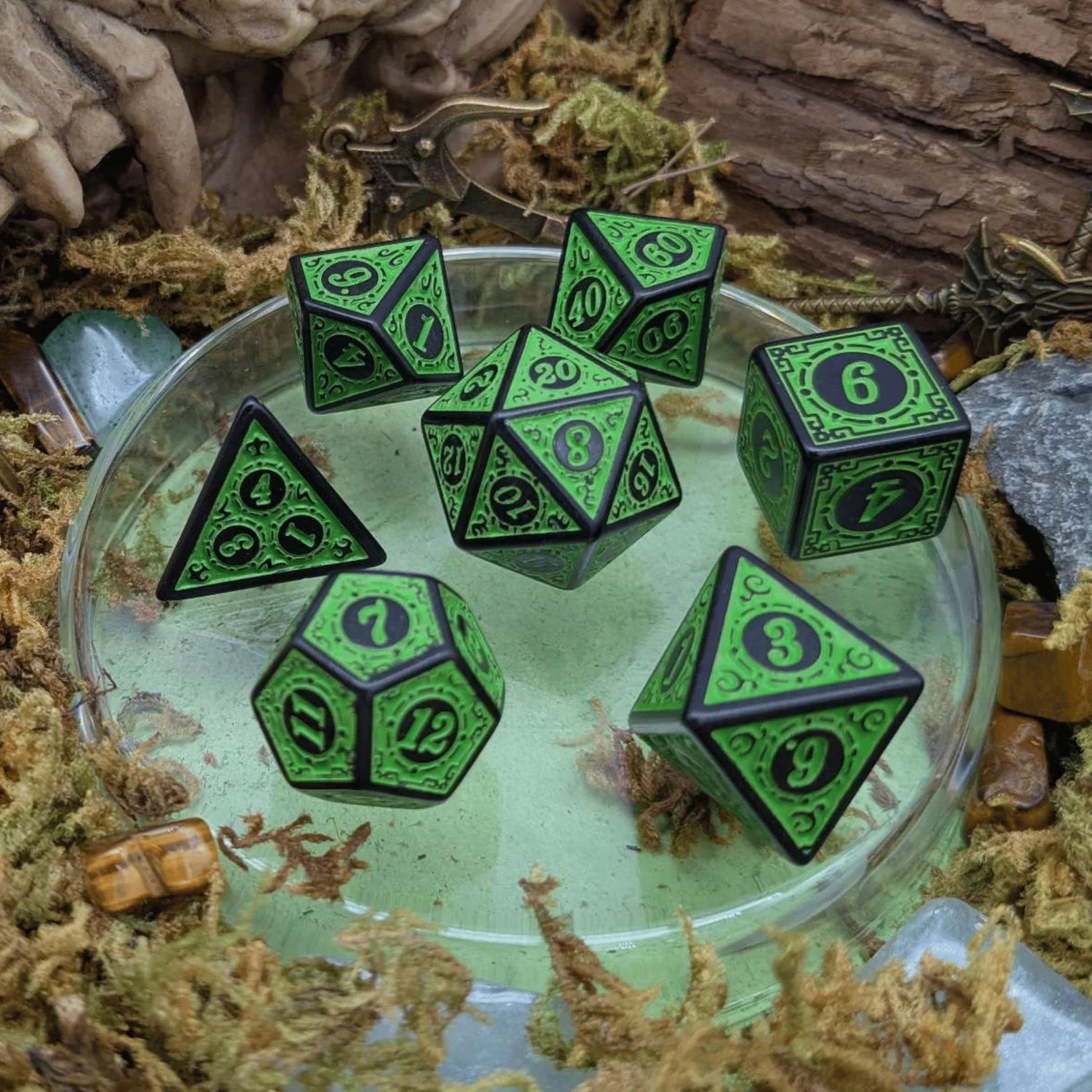 Mystery Dice Goblin Green Zoltar Dice Set
