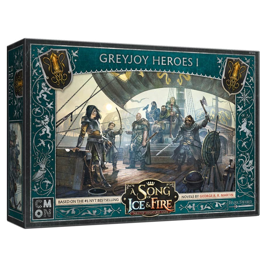 A Song of Ice & Fire Tabletop Miniatures Game: Greyjoy Heroes 