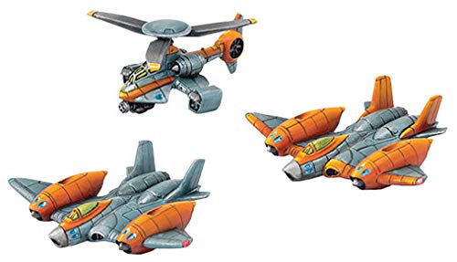 Monsterpocalypse: G.U.A.R.D. Strike Fighters & Rocket Chopper Unit (Resin)