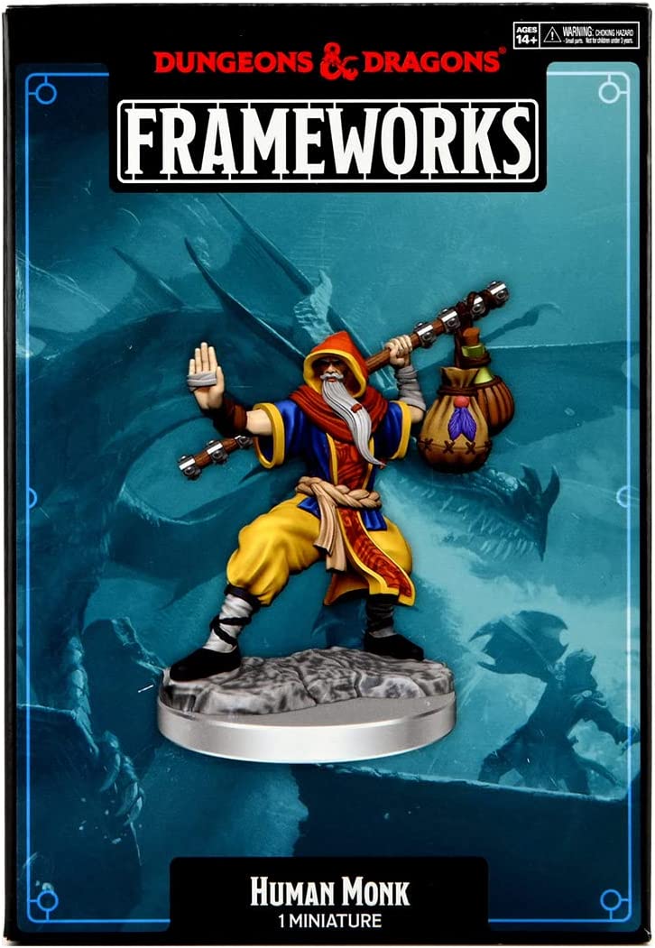 Dungeons & Dragons Frameworks: W01 Human Monk Male