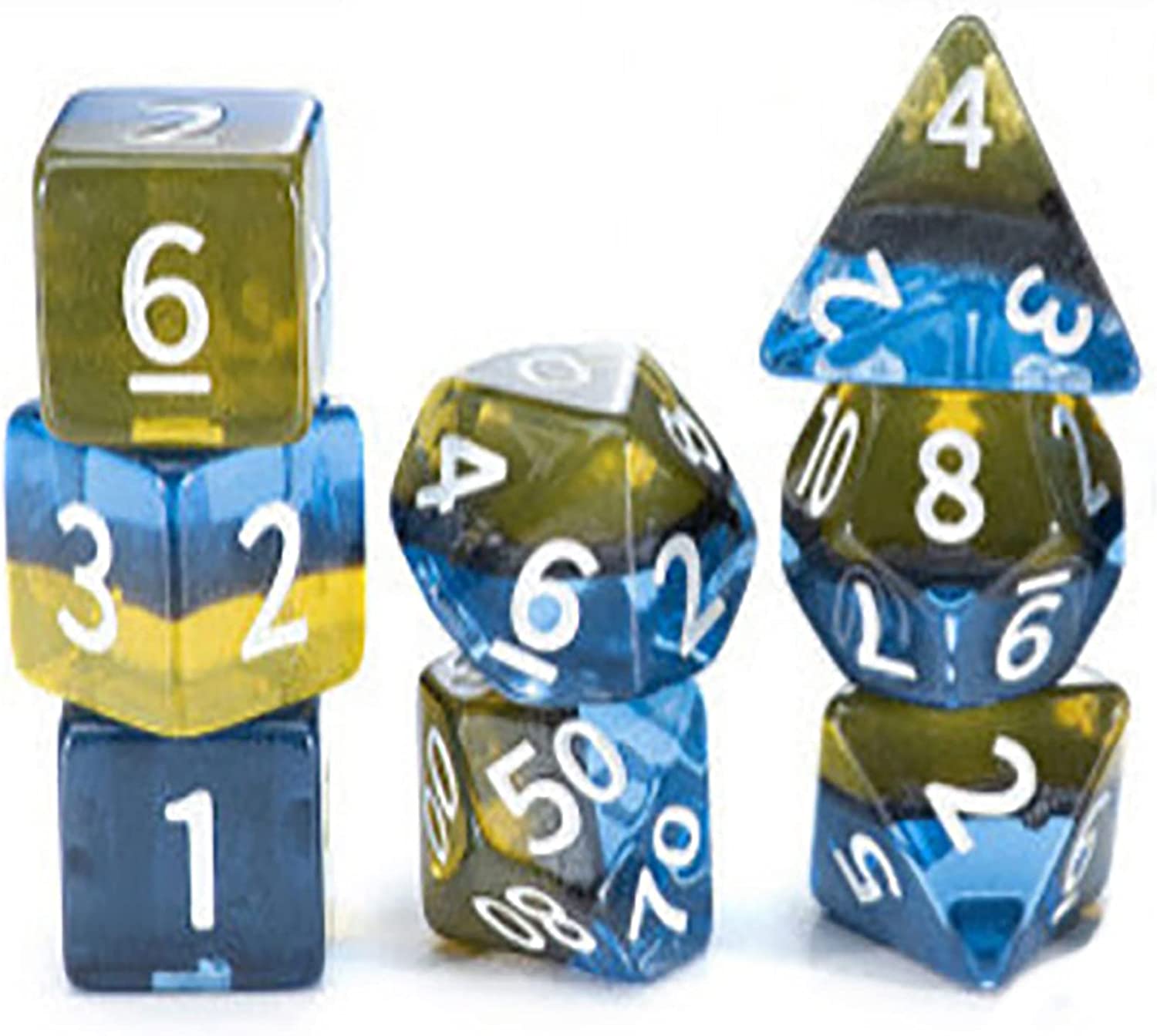 Sui Generis Dice: Rainbow! (7 Polyhedral Dice Set)