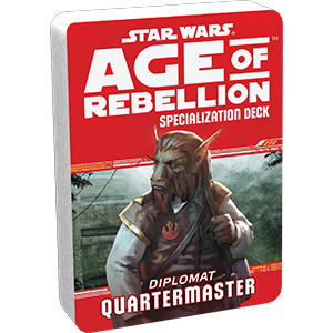 Star Wars Age of Rebellion Specialization Deck Diplomat Quartermaster