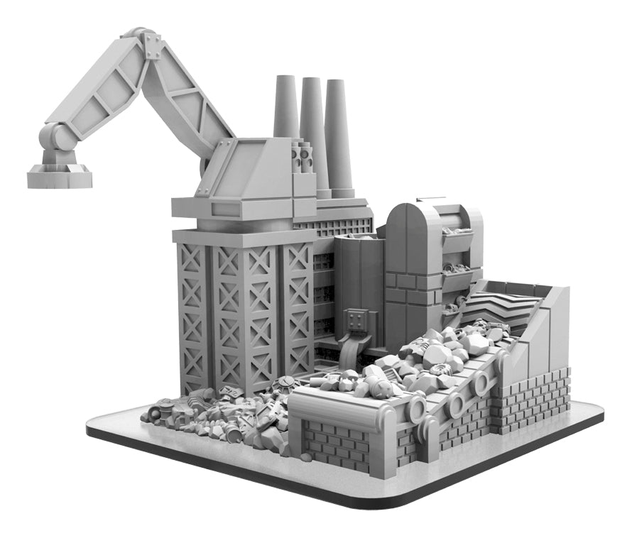 Monsterpocalypse: Building Reclamation Facility (Resin/Metal)