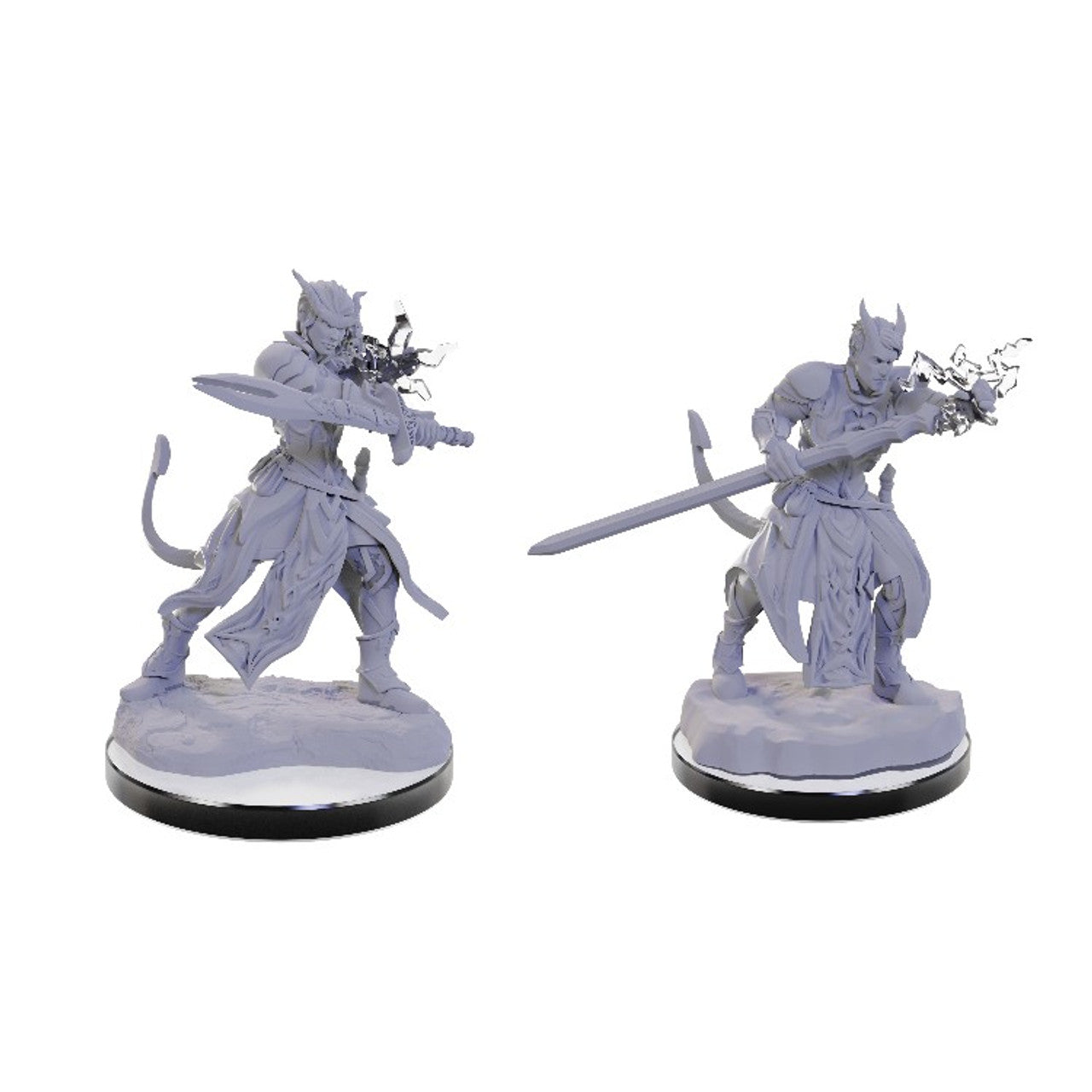 Dungeons & Dragons Nolzur's Marvelous Unpainted Miniatures: W22 Tiefling Warlocks