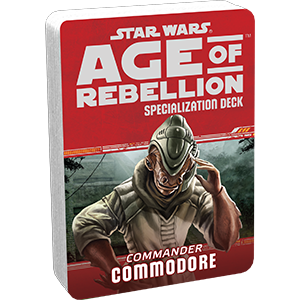 Star Wars Age of Rebellion Specialization Deck Commander Commodore