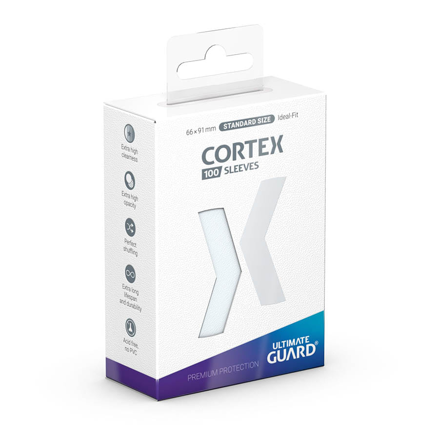 Cortex Sleeves: Standard Size Matte Transparent (100CT)