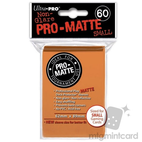 Small Non-Glare Pro-Matte 60ct Orange