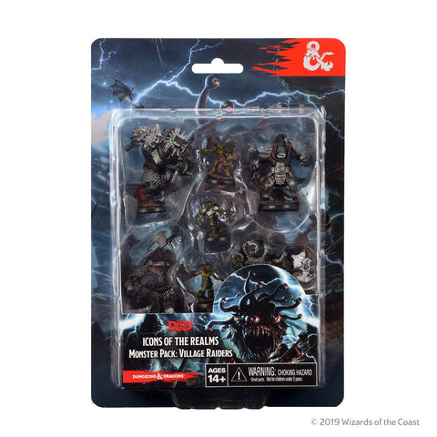 Dungeons & Dragons Fantasy Miniatures: Icons of the Realms Monster Pack: Village Raiders