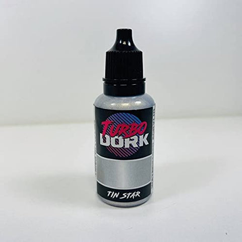 Turbo Dork: Metallic Acrylic Paint - Tin Star (20ml)