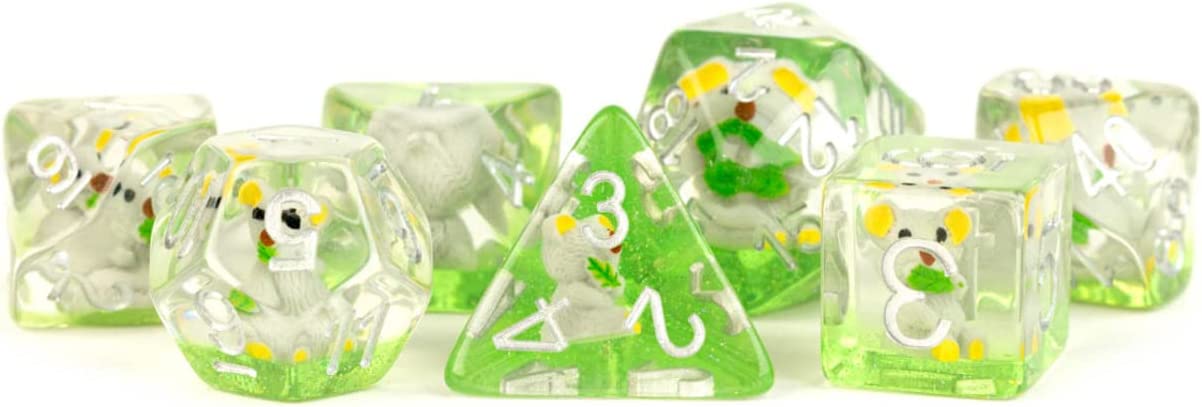 16mm Resin Poly Koala Dice Set (7)