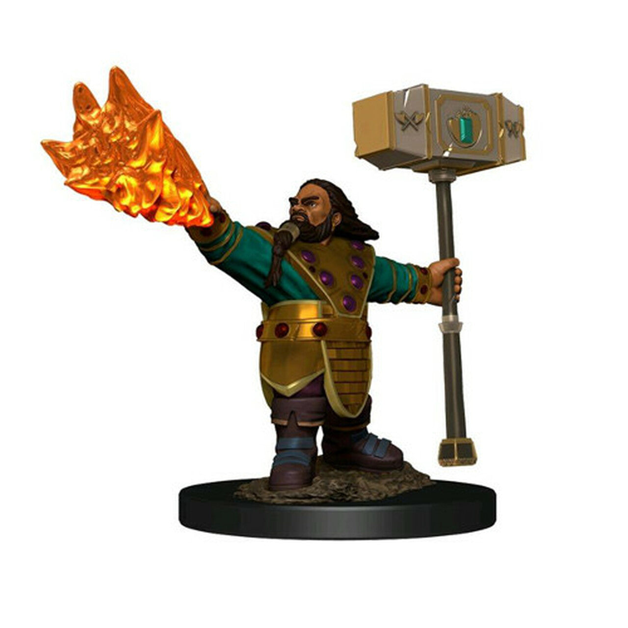Dungeons & Dragons Fantasy Miniatures: Icons of the Realms Premium Figures W6 Dwarf Cleric Male