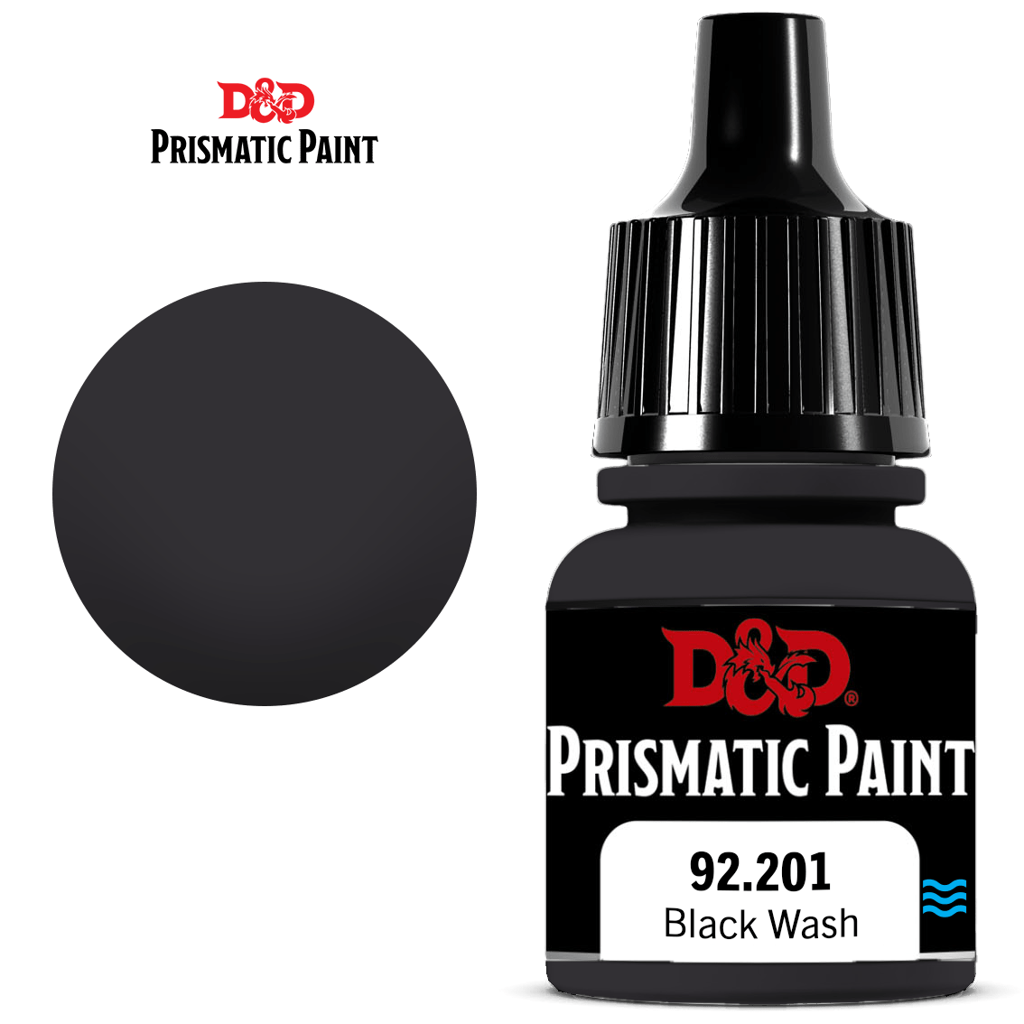 Dungeons & Dragons Prismatic Paint: Black Wash 92.201