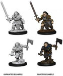 Pathfinder Deep Cuts Unpainted Miniatures: W8 Dwarf Female Barbarian