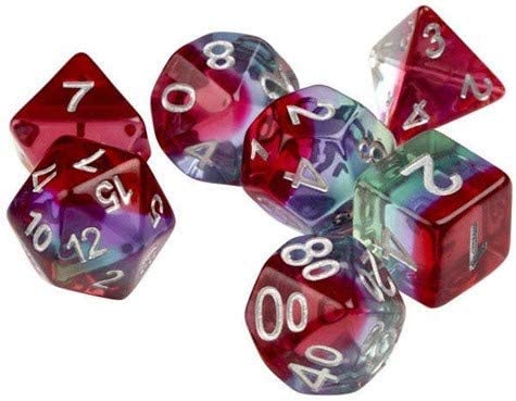 RPG Dice Set (7): Watermelon