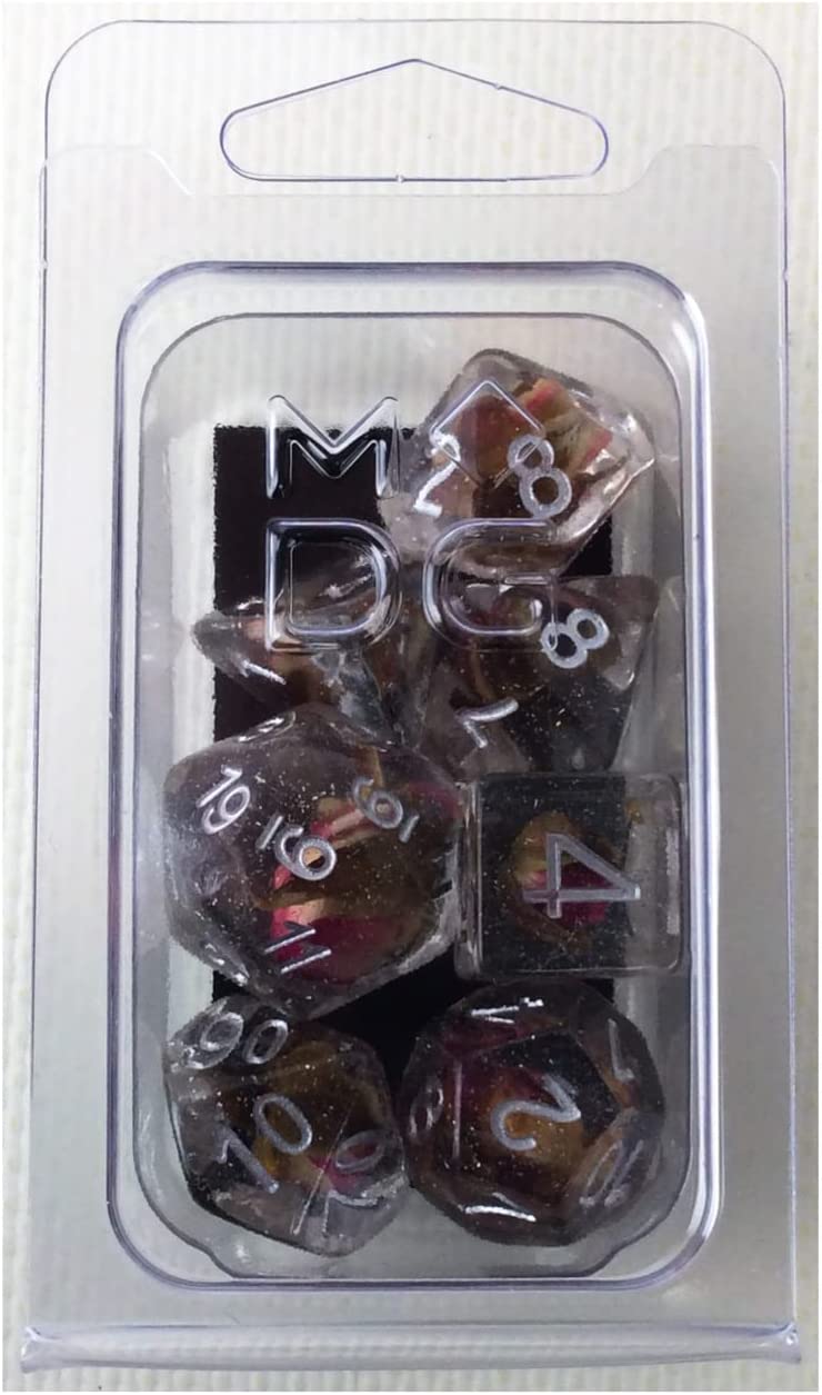 16mm Resin Poly Rose Dice Set (7)
