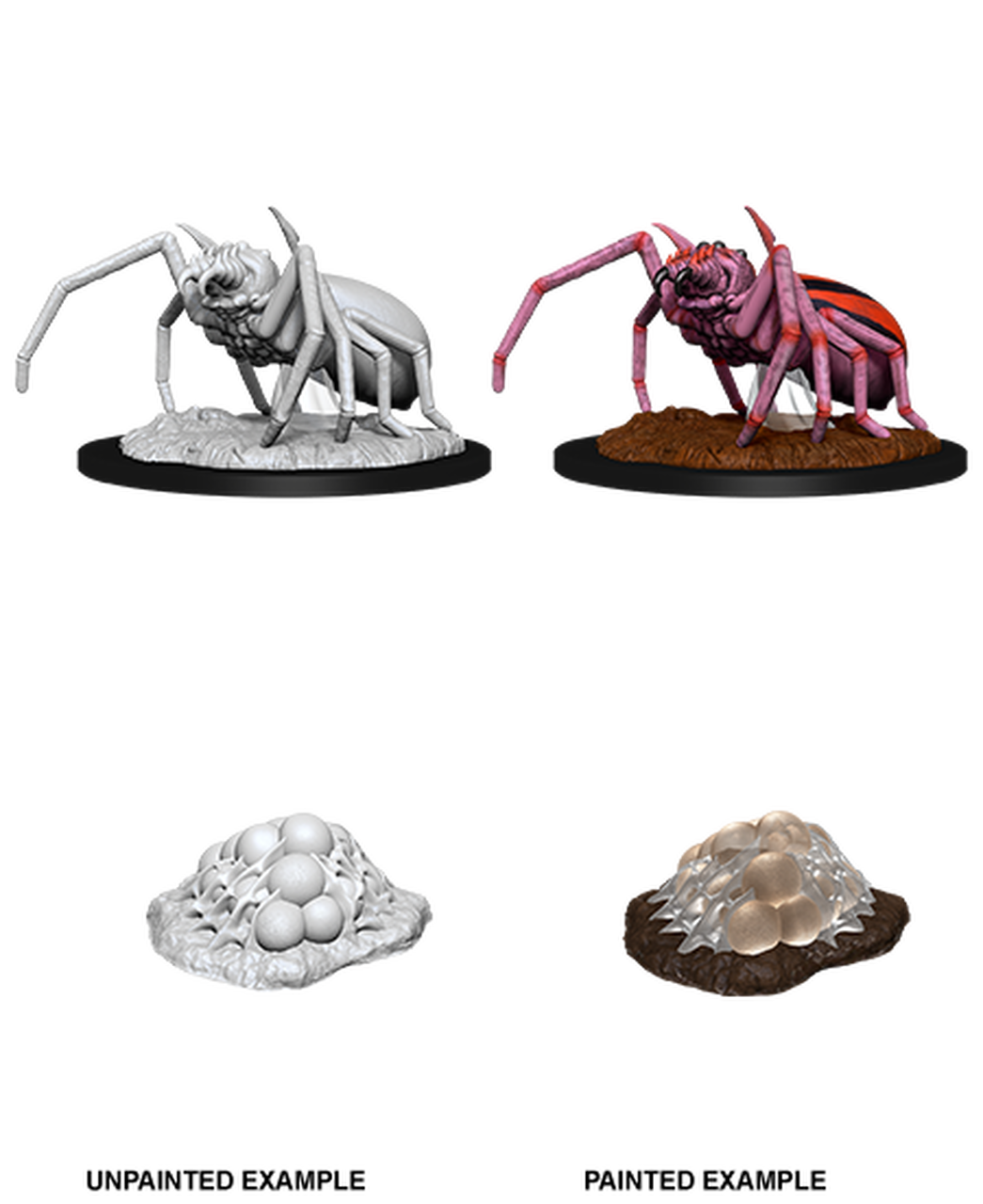 Dungeons & Dragons Nolzur`s Marvelous Unpainted Miniatures: W12 Giant Spider & Egg Clutch