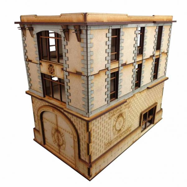 28mm Terrain: City Scenics - Fire Station