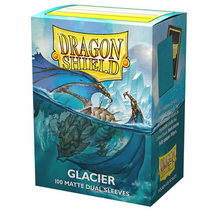 Dragon Shields: (100) Matte Dual - Glacier