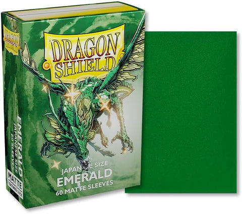 Dragon Shields Japanese: (60) Matte Emerald