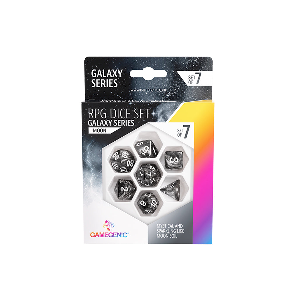 Galaxy Series - Moon - RPG Dice Set