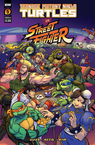 Teenage Mutant Ninja Turtles vs. Street Fighter #5 (Of 5) Cover B Myer
