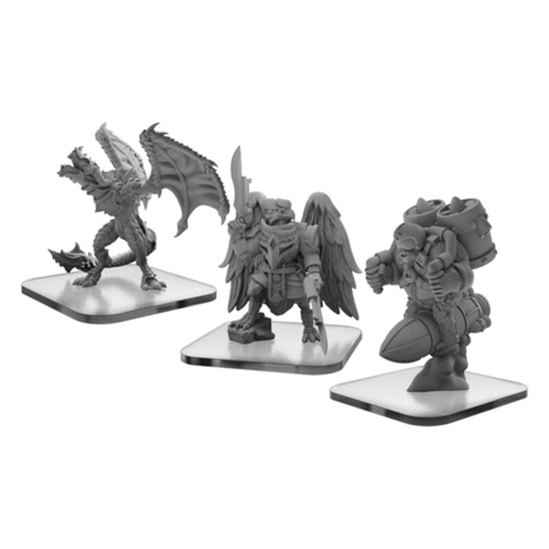 Monsterpocalypse: Bomber Ape, Stalker, Shrieker Protectors Alternate Elite Units (metal)