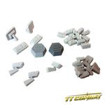 28mm Terrain: City Accessories - Security Set (Bank Accessories 2) (resin)