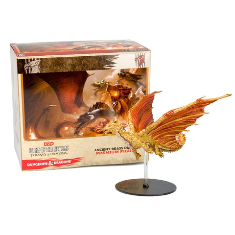 Dungeons & Dragons Fantasy Miniatures: Icons of the Realms Set 1 Tyranny of Dragons Ancient Brass Dragon Case Incentive (PR)