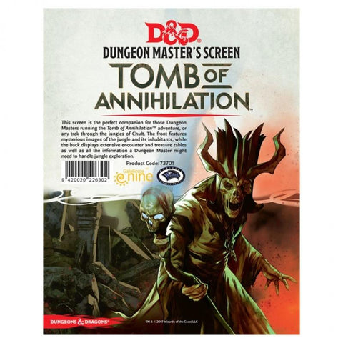 D&D Dungeon Master's Screen: Tomb of Annihilation
