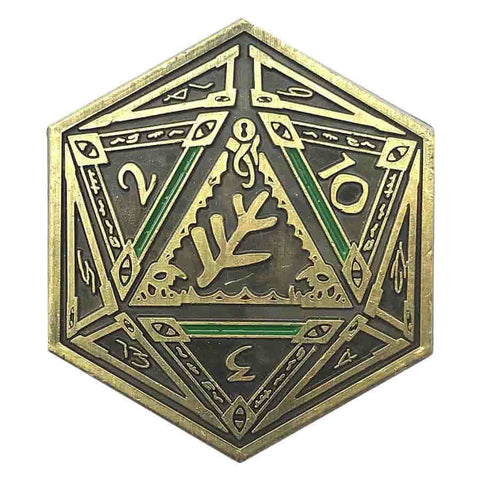 Infinite Black: D2 Coin: Elder Sign (Gold)