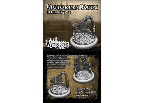 Malifaux Wyrdscape Victorian Ruin 40mm Base