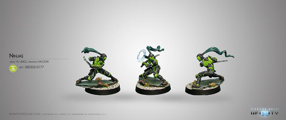 Corvus Belli Infinity Yu Jing Ninjas Hacker