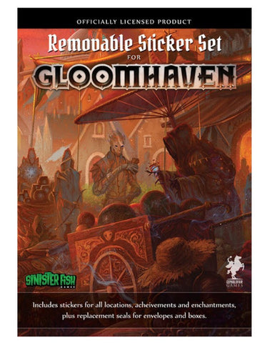Gloomhaven Removable Stickers Set