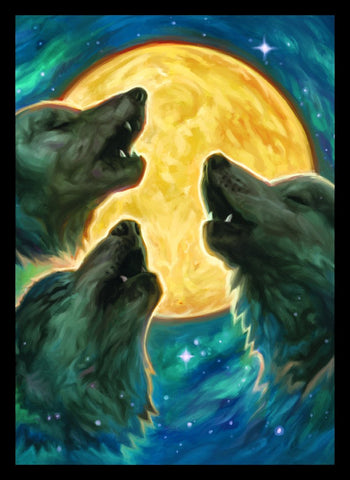 Legion Standard Card Sleeves Wolf Moon Sleeves 50ct