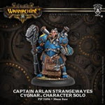 Warmachine Cygnar Captain Arlan Strangewaves Character Solo