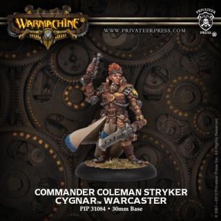 Warmachine Cygnar Commander Coleman Stryker Warcaster