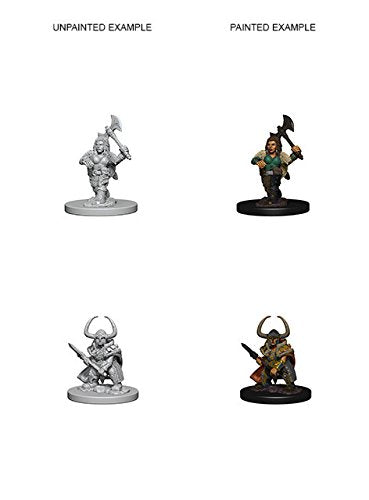 Dungeons & Dragons Nolzur`s Marvelous Unpainted Miniatures: Dwarf Female Barbarian