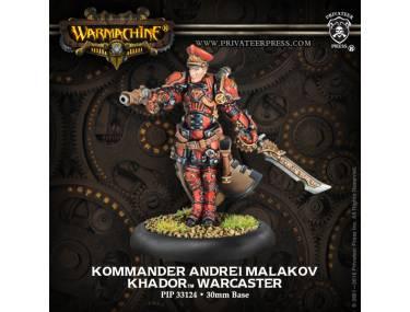 Warmachine Khador Kommander Andrei Malakov Warcaster