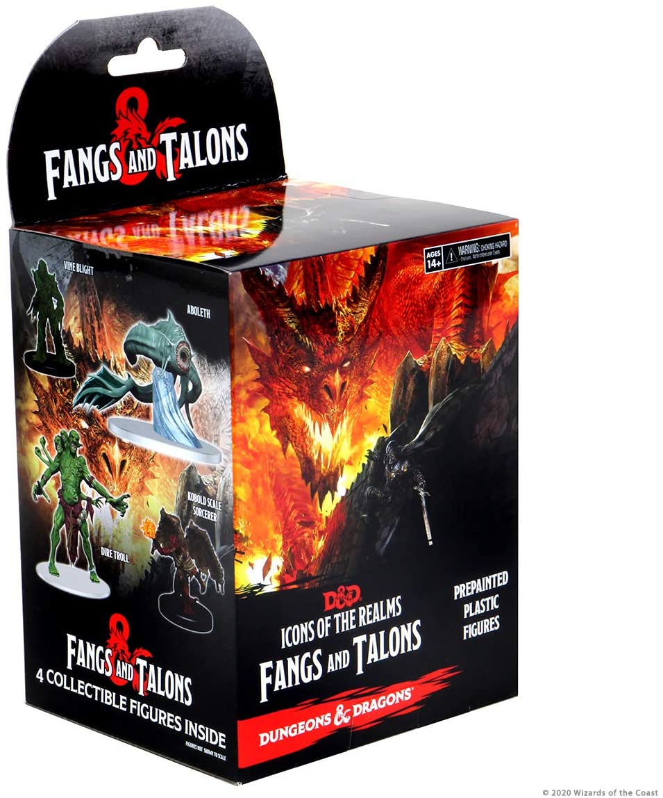 Dungeons & Dragons Fantasy Miniatures: Icons of the Realms Set 15 Fangs and Talons Booster