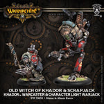Warmachine Khador Old Witch of Khador & Scrapjack Warcaster and Character Light Warjack