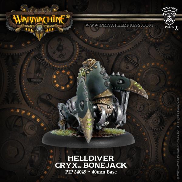 Warmachine Cryx Helldiver Bonejack