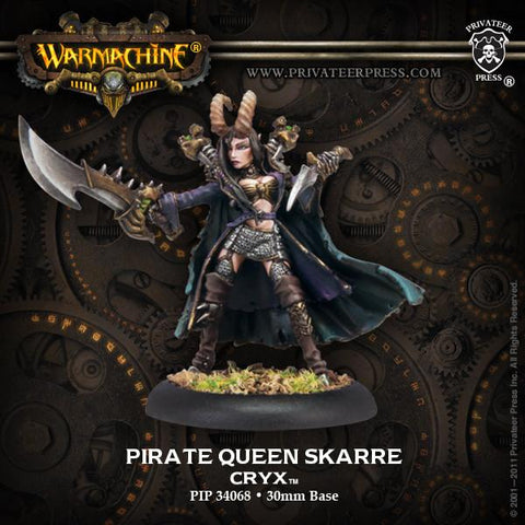 Warmachine Cryx Pirate Queen Skarre Satyxis Warcaster
